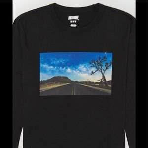 Men’s long sleeve Joshua Tree t shirt.